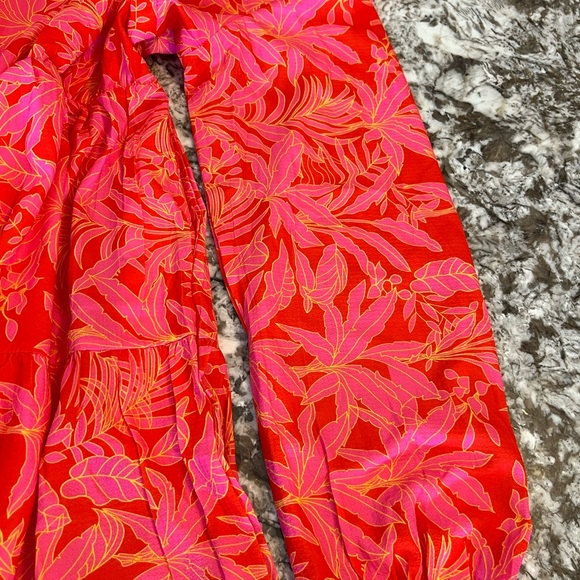 XL New Fancyinn Women’s Pink Orange Fall pockets Dress X Large Long Sleeve - Picture 13 of 15